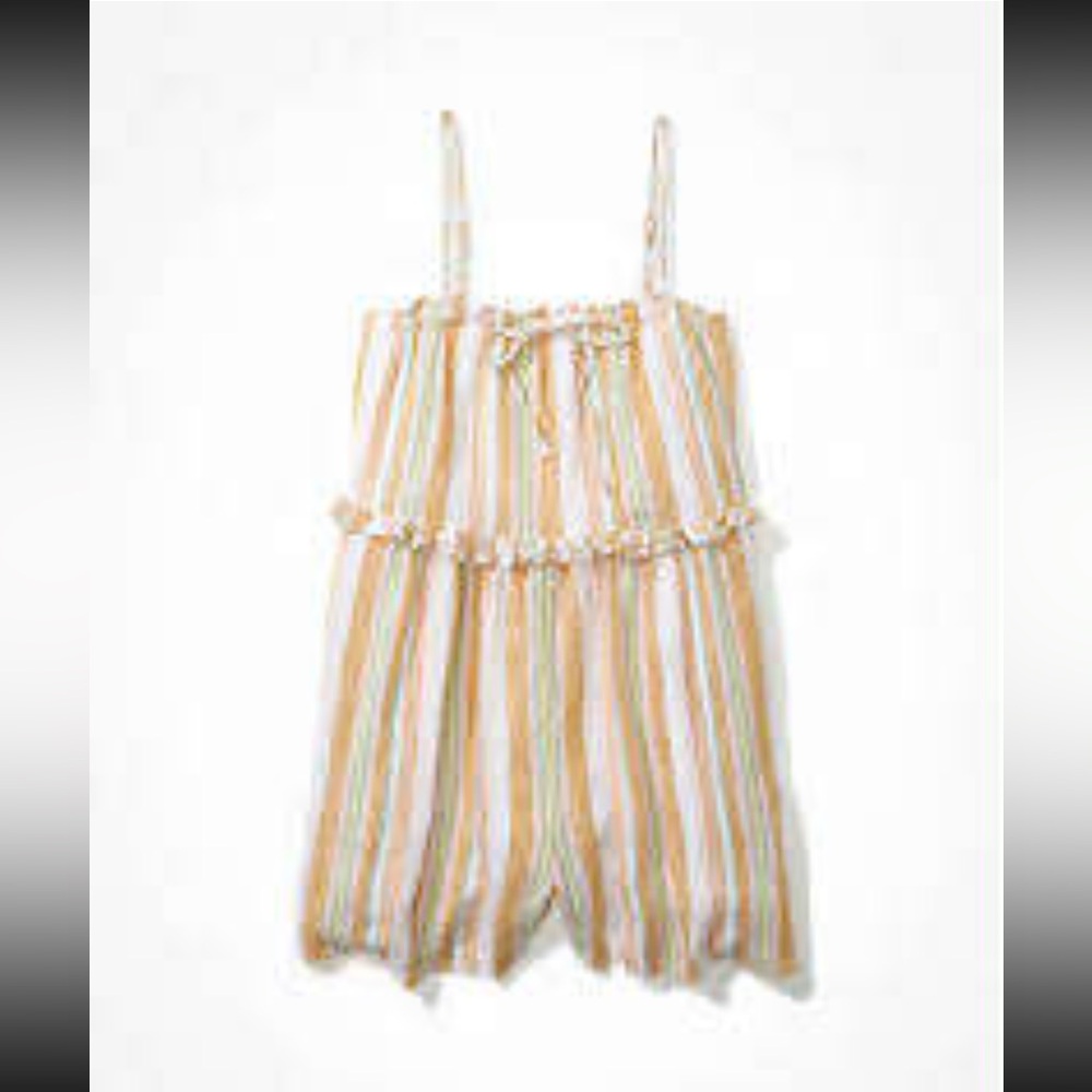 Striped Multicolor Ladies Romper NWT XL American Eagle